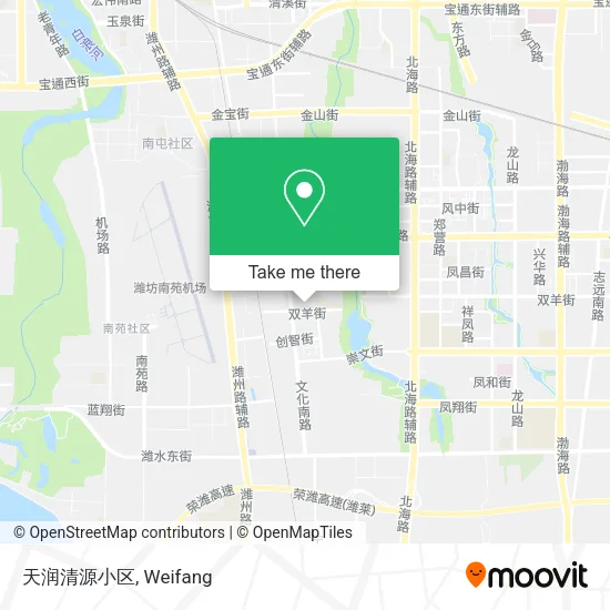 天润清源小区 map
