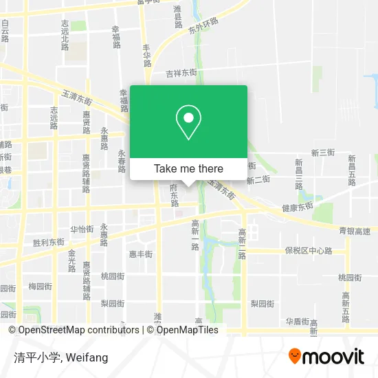 清平小学 map