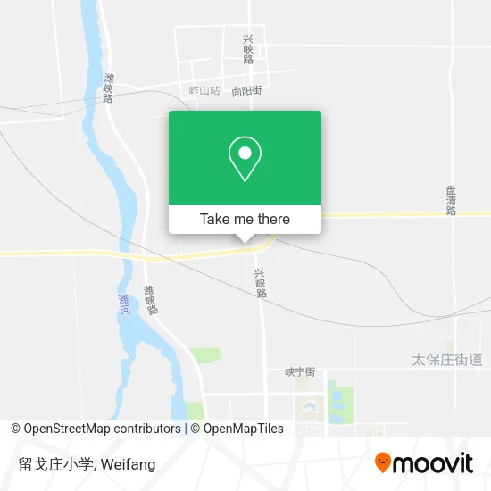 留戈庄小学 map