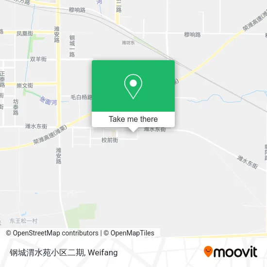 钢城渭水苑小区二期 map