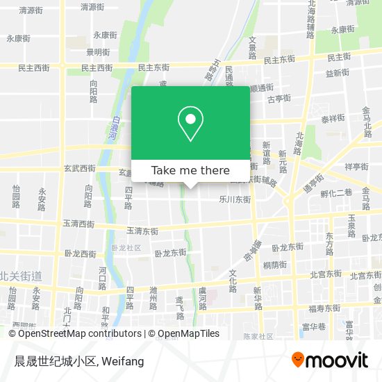 晨晟世纪城小区 map