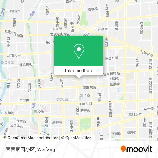 青青家园小区 map
