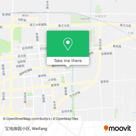 宝地御园小区 map