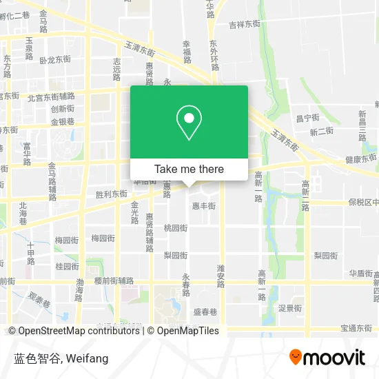 蓝色智谷 map