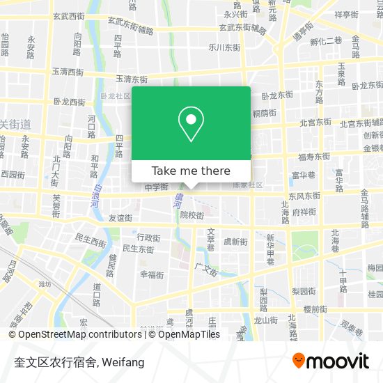 奎文区农行宿舍 map