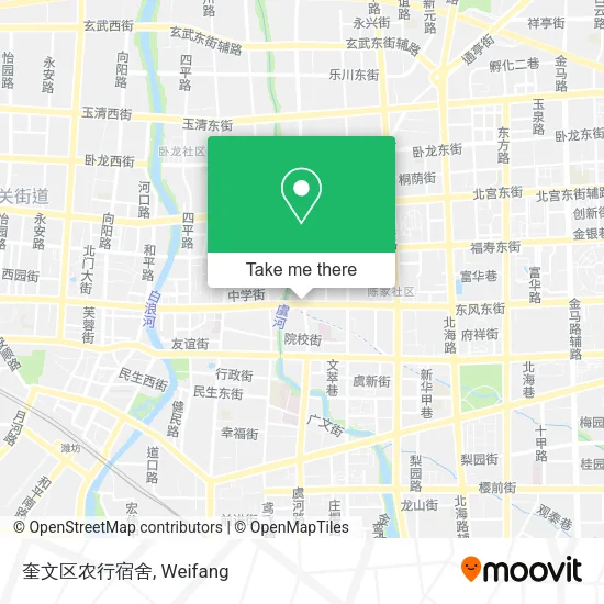 奎文区农行宿舍 map