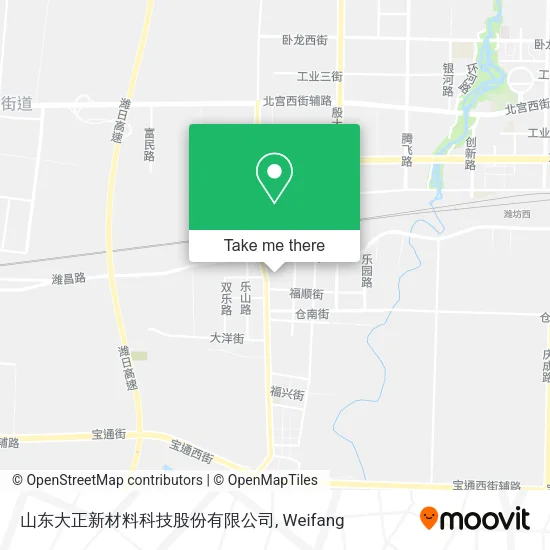 山东大正新材料科技股份有限公司 map