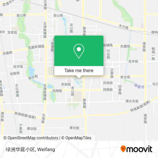绿洲华庭小区 map