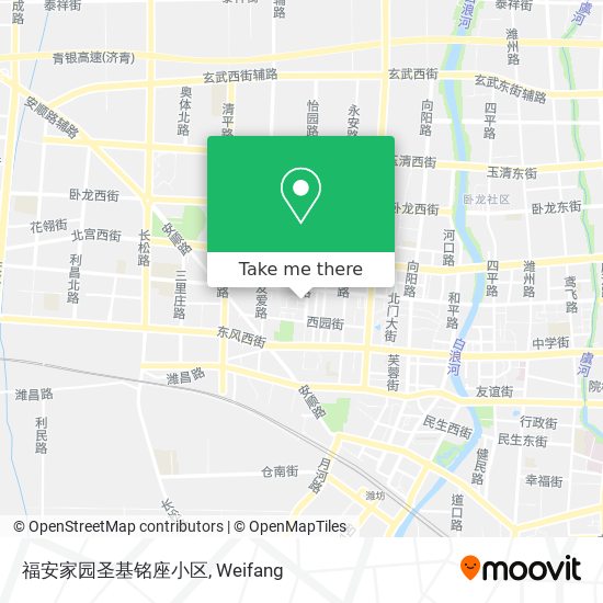 福安家园圣基铭座小区 map