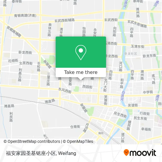 福安家园圣基铭座小区 map