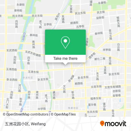五洲花园小区 map