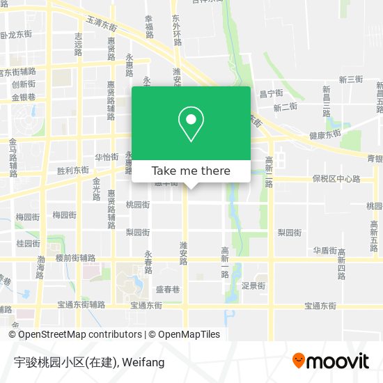 宇骏桃园小区(在建) map