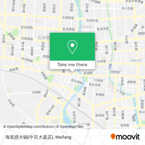 海底捞火锅(中百大厦店) map