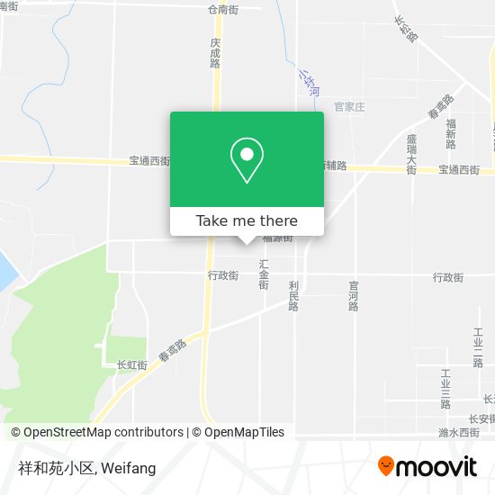 祥和苑小区 map