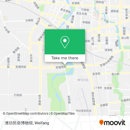 潍坊民俗博物馆 map