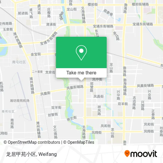 龙居甲苑小区 map