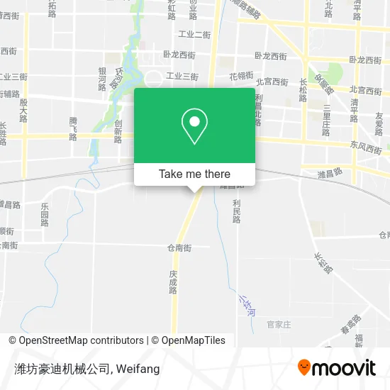 潍坊豪迪机械公司 map
