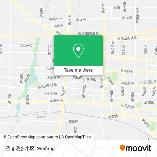 圣菲漫步小区 map