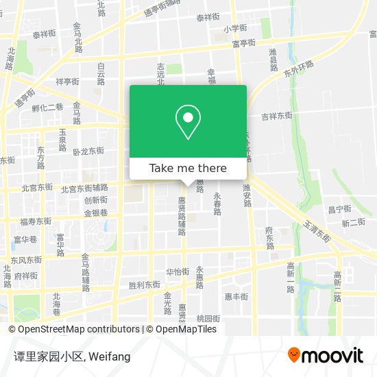 谭里家园小区 map