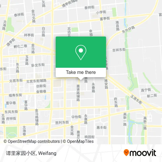 谭里家园小区 map