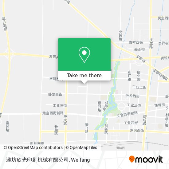 潍坊欣光印刷机械有限公司 map