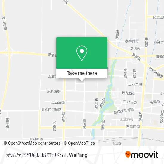 潍坊欣光印刷机械有限公司 map