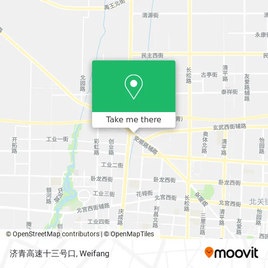 济青高速十三号口 map