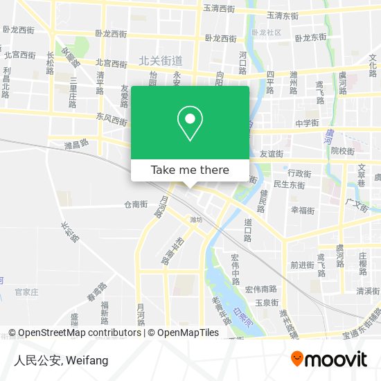 人民公安 map