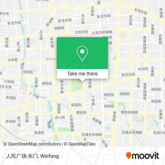 人民广场-东门 map