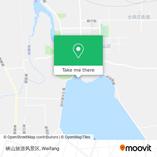 峡山旅游风景区 map