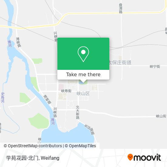 学苑花园-北门 map