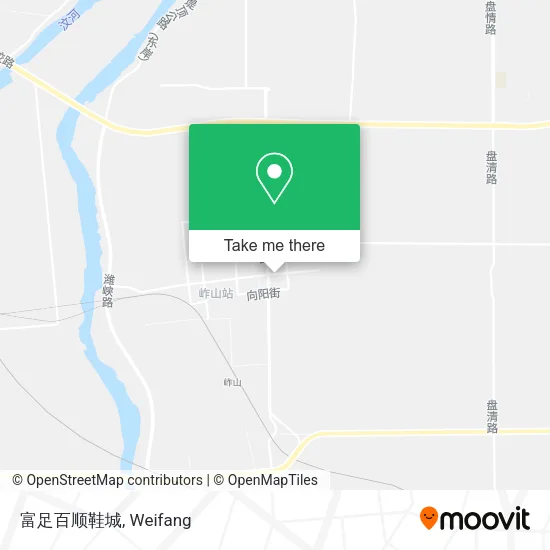 富足百顺鞋城 map