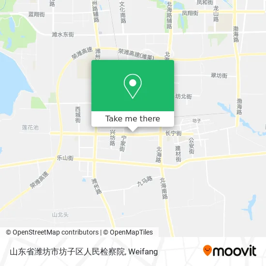 山东省潍坊市坊子区人民检察院 map