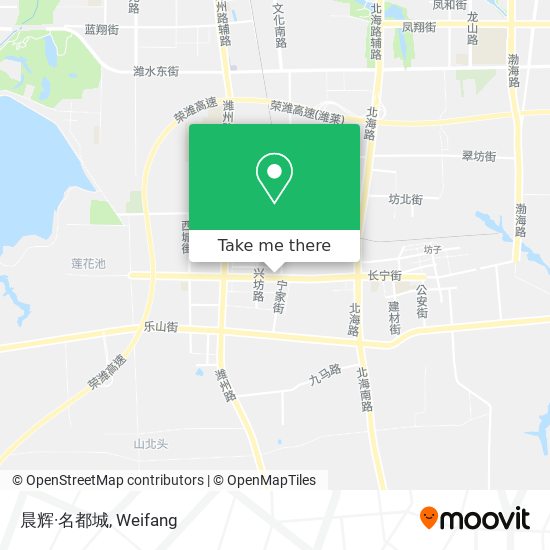 晨辉·名都城 map