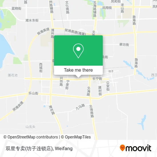 双星专卖(坊子连锁店) map