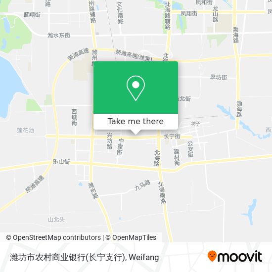 潍坊市农村商业银行(长宁支行) map