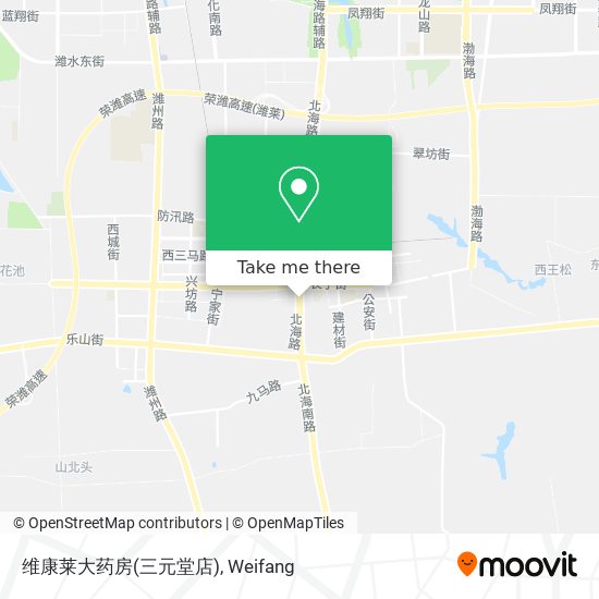 维康莱大药房(三元堂店) map
