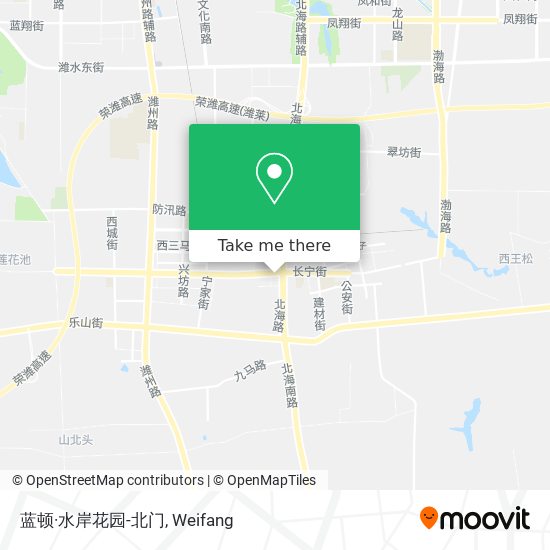 蓝顿·水岸花园-北门 map