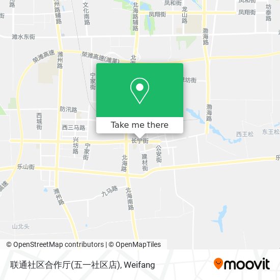 联通社区合作厅(五一社区店) map