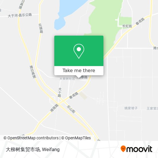 大柳树集贸市场 map