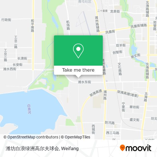 潍坊白浪绿洲高尔夫球会 map
