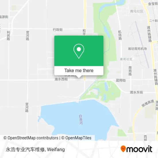 永浩专业汽车维修 map