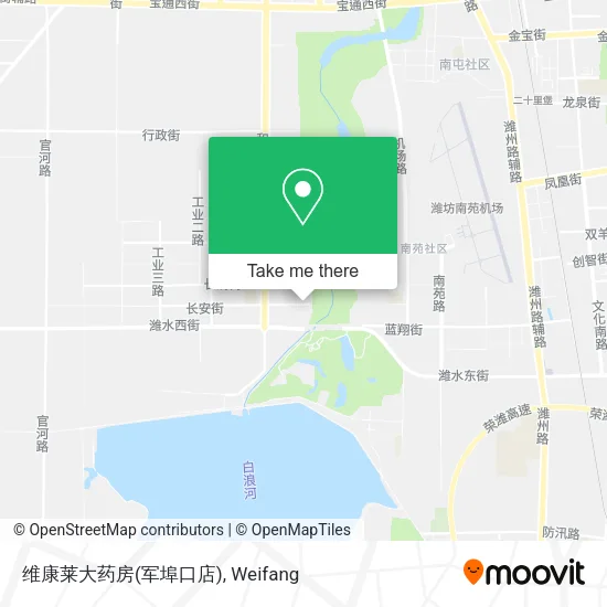 维康莱大药房(军埠口店) map