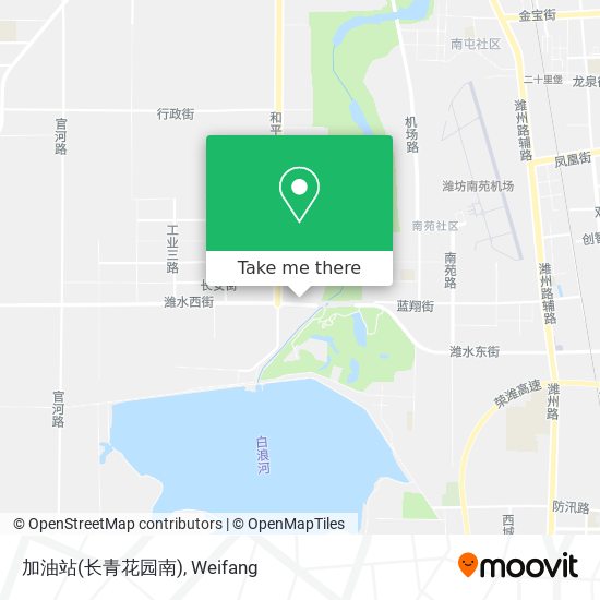 加油站(长青花园南) map