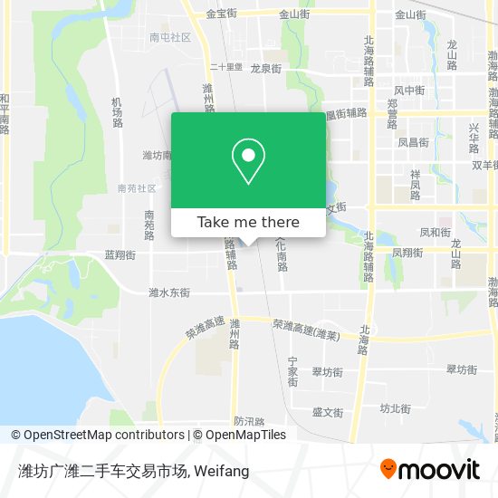 潍坊广潍二手车交易市场 map