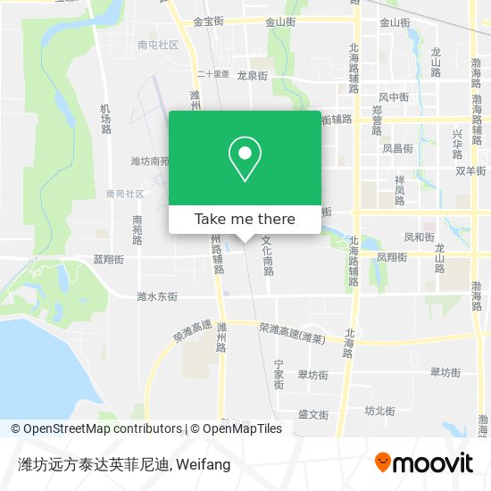 潍坊远方泰达英菲尼迪 map