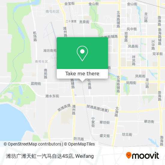 潍坊广潍天虹一汽马自达4S店 map