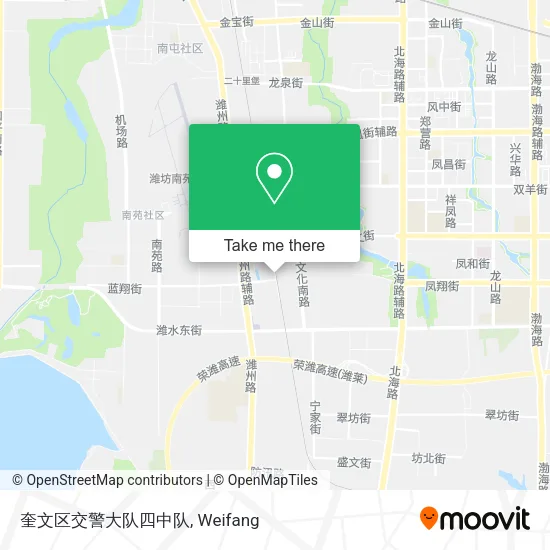 奎文区交警大队四中队 map