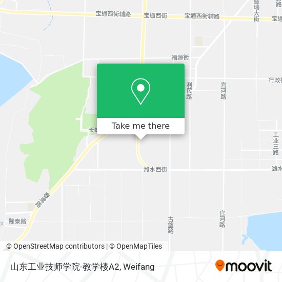 山东工业技师学院-教学楼A2 map