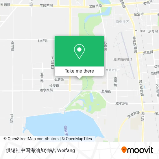 供销社中国海油加油站 map